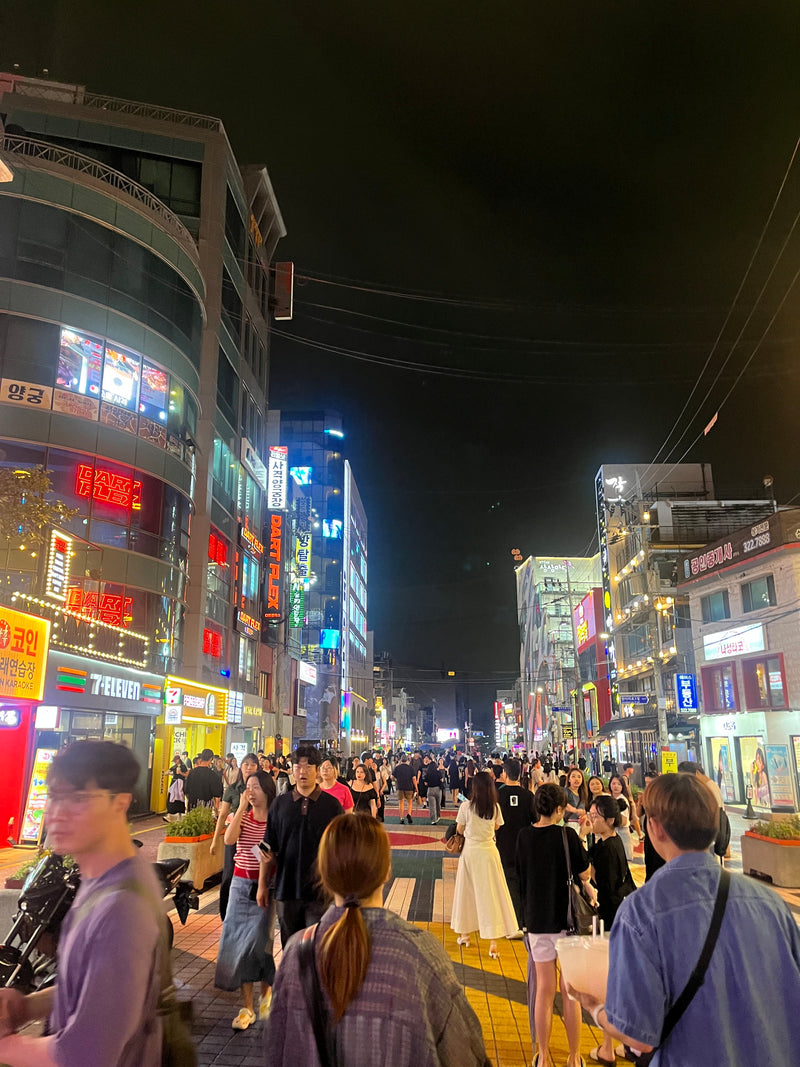 Die berühmte Hongdae Shopping Street