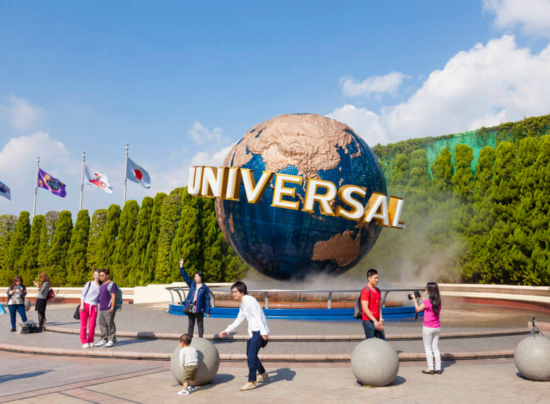 The entrance to Universal Studios