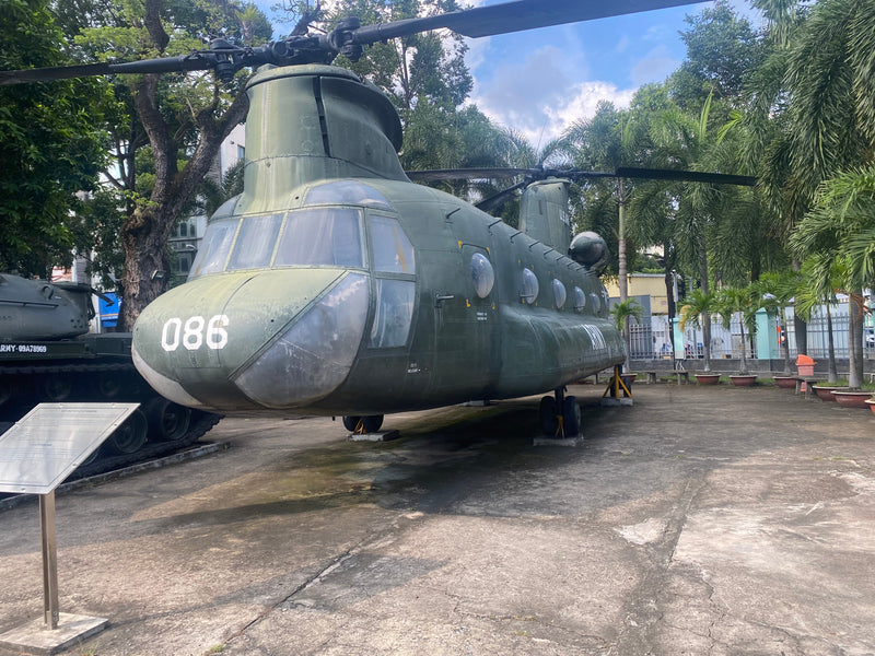 Kriegsrelikte-Museum Hubschrauber