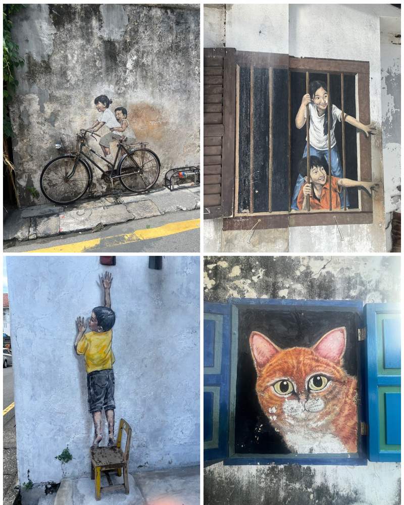 Straatkunst in Armenian Street