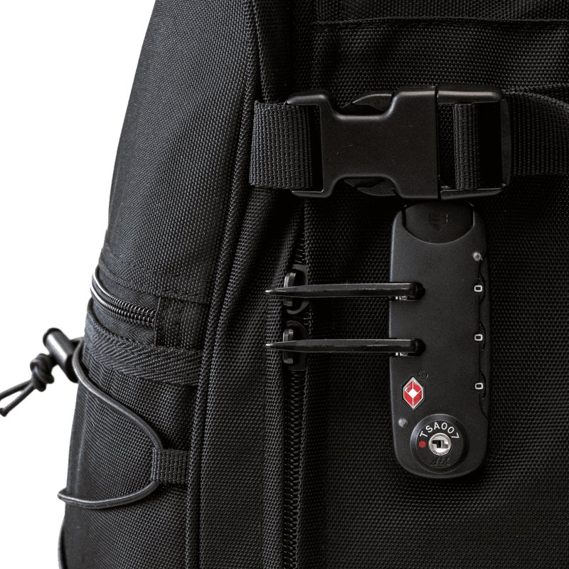Legpack Cabin zijkant TSA-slot Rugzak met Wieltjes