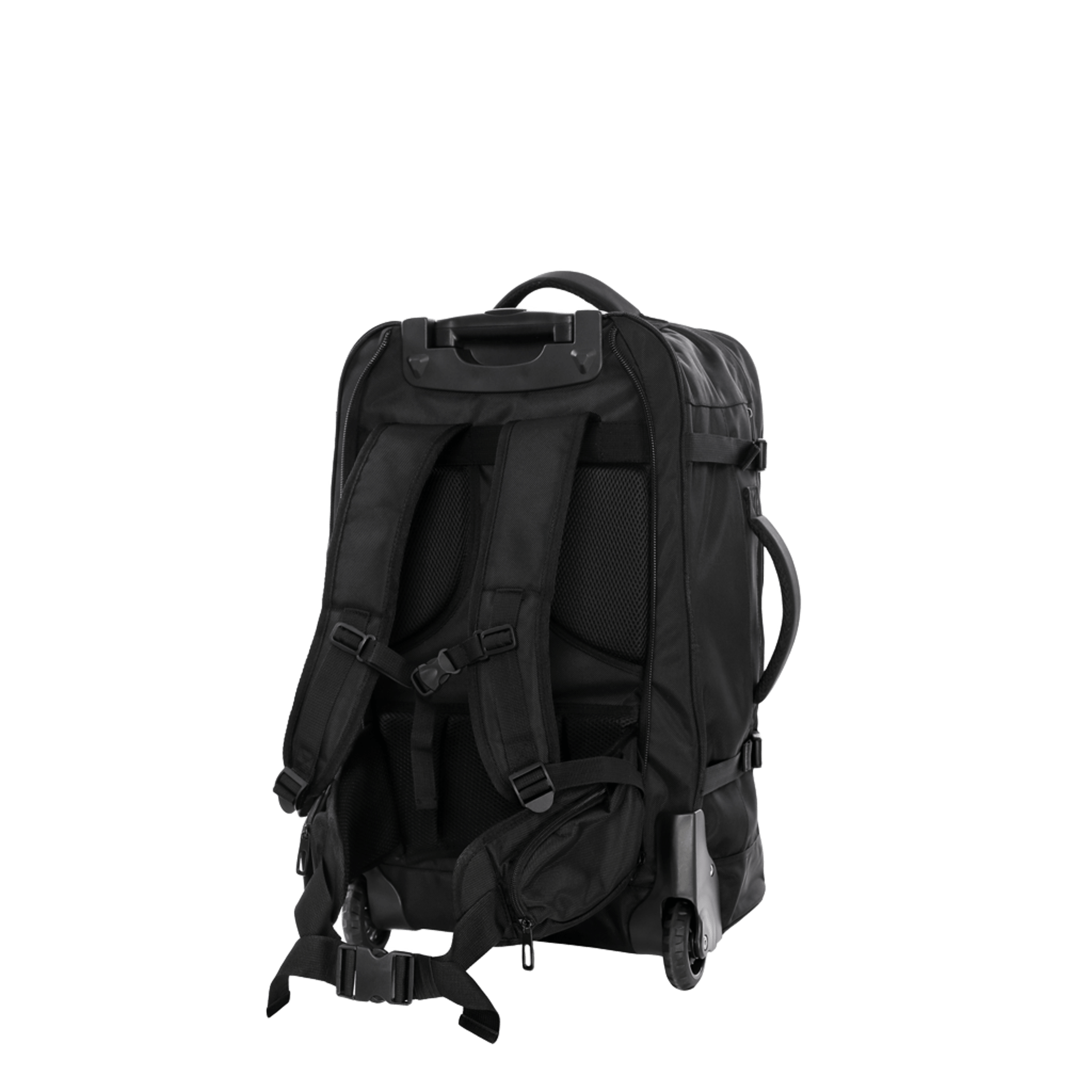 Legpack rugzak met wieltjes achterkant
