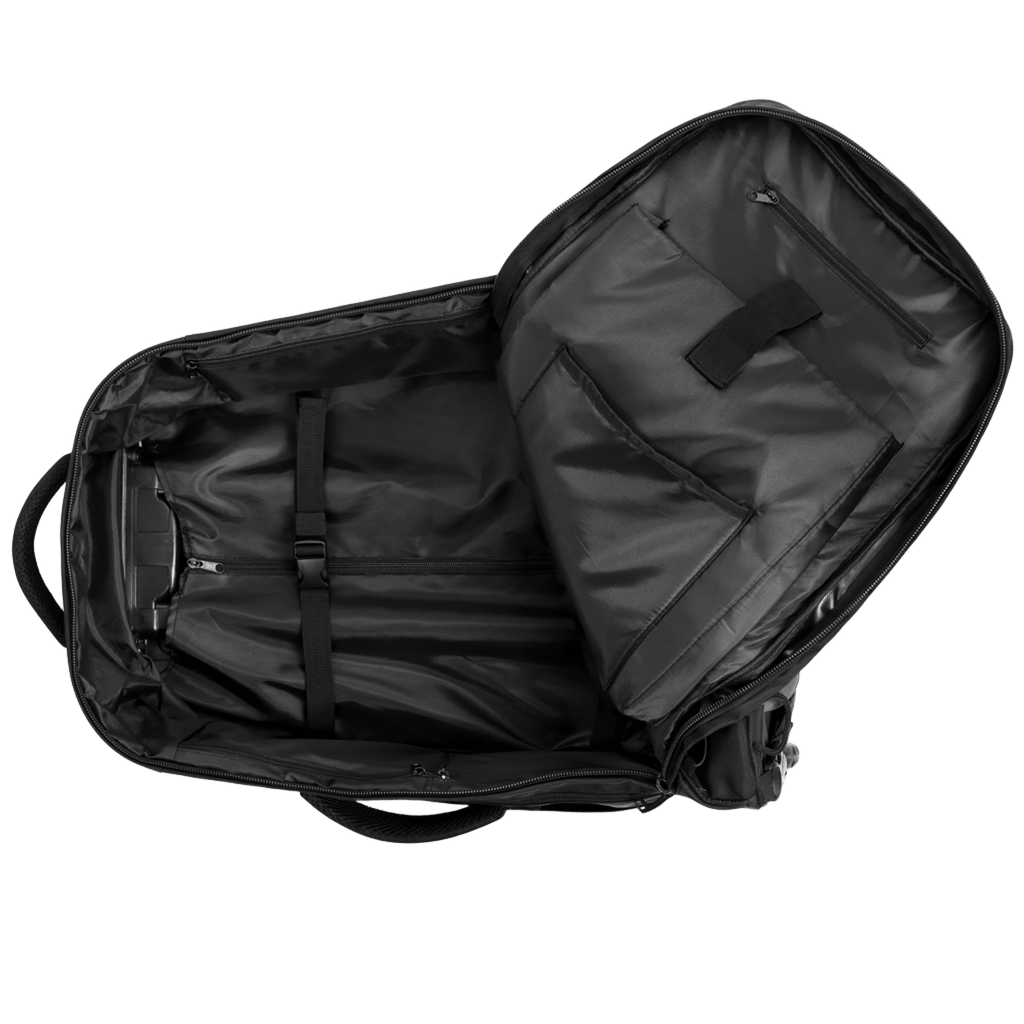 Legpack rugzak met wieltjes binnenkant