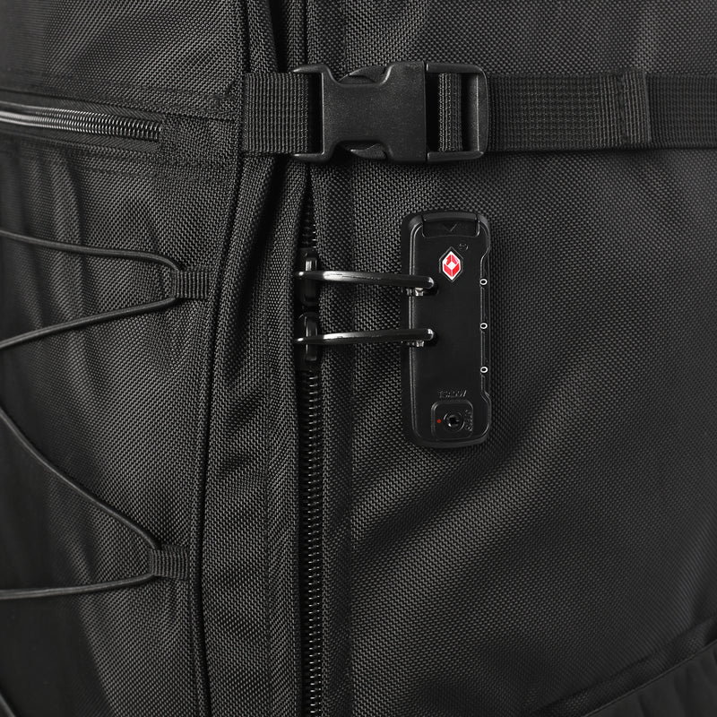 Legpack rugzak met wieltjes tsa slot