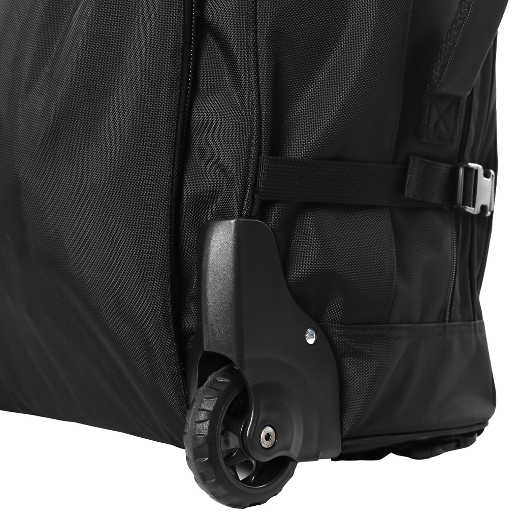 Legpack rugzak met wieltjes wiel detail