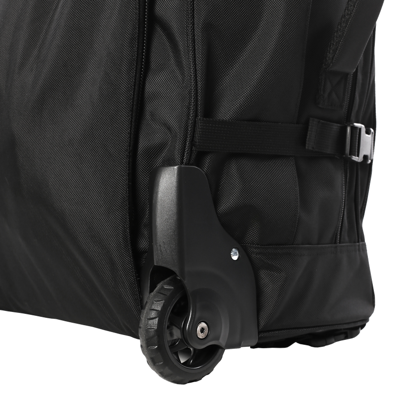 Legpack rugzak met wieltjes wiel detail