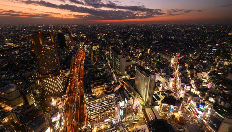 Take the elevator up from Shibuya Sky